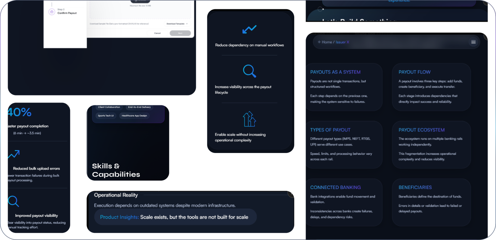 First failures — early AI-assisted output collage